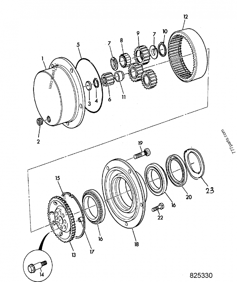 438/00003 Wheel, Stud - 43800003 - JCB spare part | 777parts.com