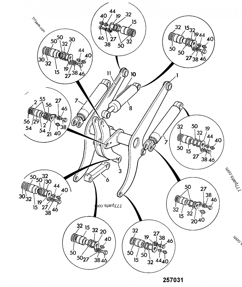 809/00160 Bearing, liner, 90x105 - 80900160 - JCB spare part