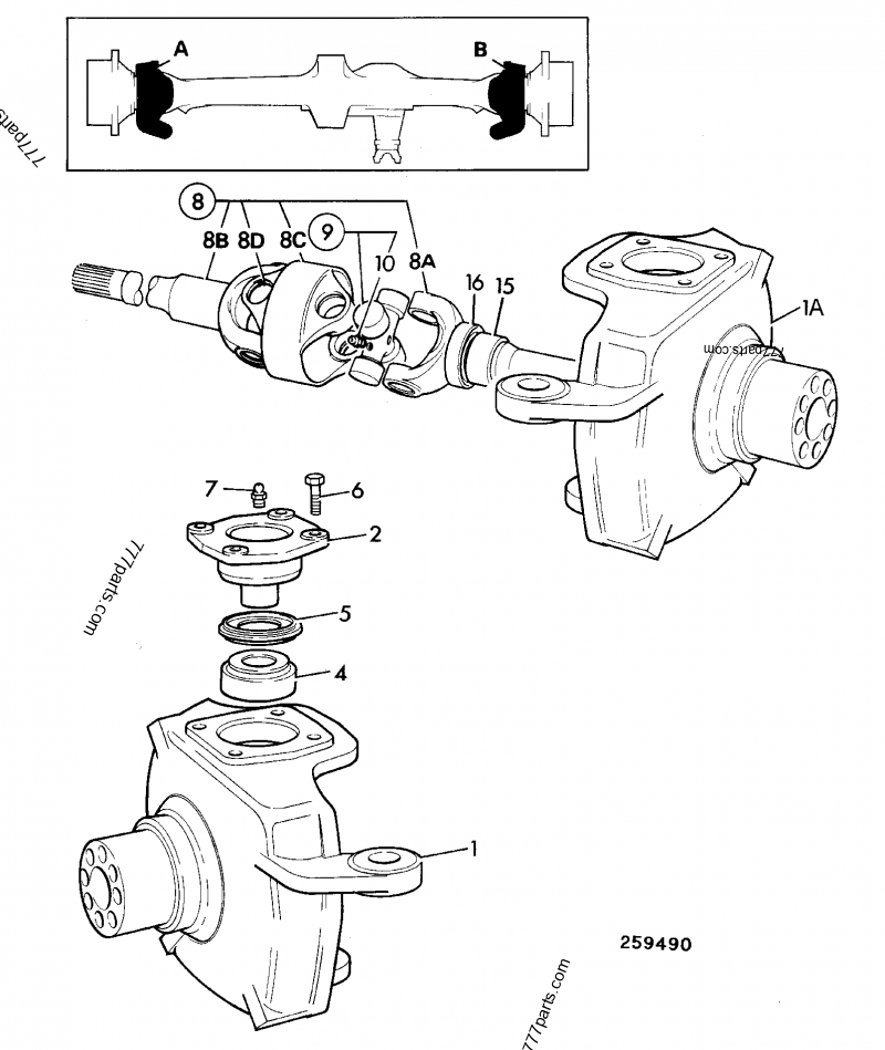 掛け軸 8K0407253 - Audi A5 Front Suspension Diagram & Steering Knuckle