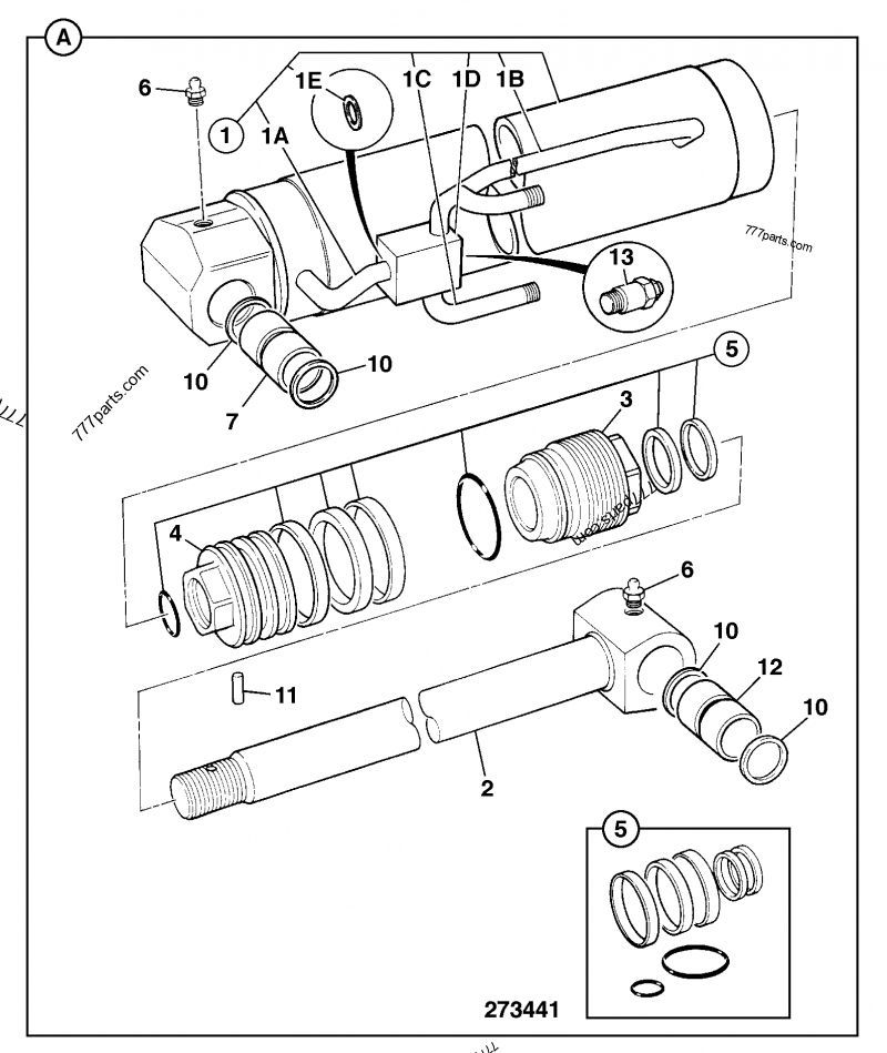 。 813/00427 Seal, grease - 81300427 - JCB spare part | 777parts.com