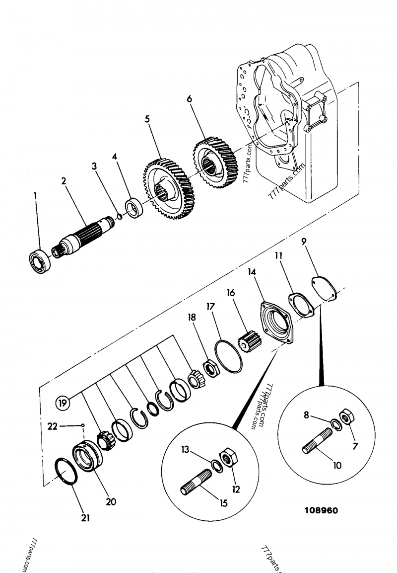 220924 Plug, idler shaft - JCB spare part | 777parts.com