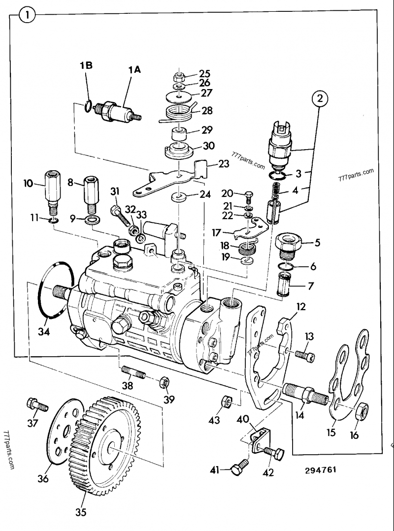  17/108713 Retainer, spring - 17108713 - JCB spare part