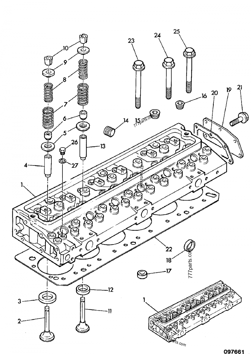02/200871 Insert, exhaust valve - 02200871 - JCB spare part