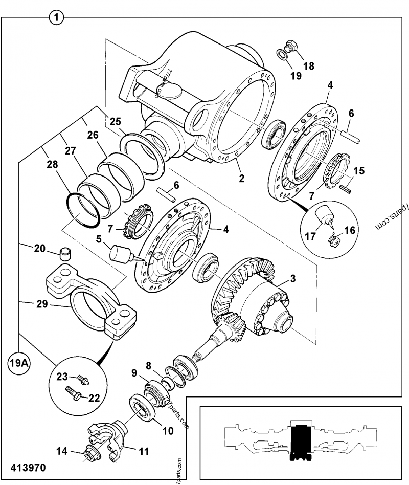 828/00369 O Ring, seal - 82800369 - JCB spare part