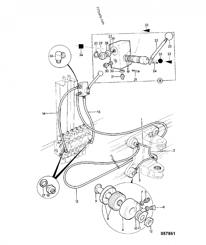 123/00544 Pin, lock - 12300544 - JCB spare part | 777parts.com
