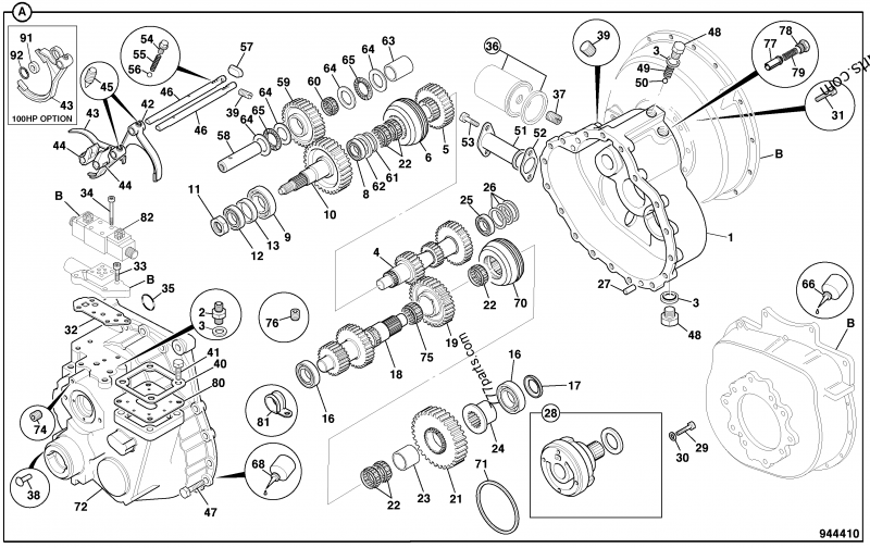 459/50520 Synchroniser, assembly - 45950520 - JCB spare part