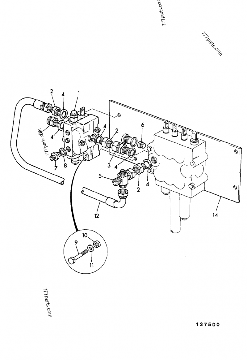 R 様 1612/0006 Adapter - 16120006 - JCB spare part | 777parts.com