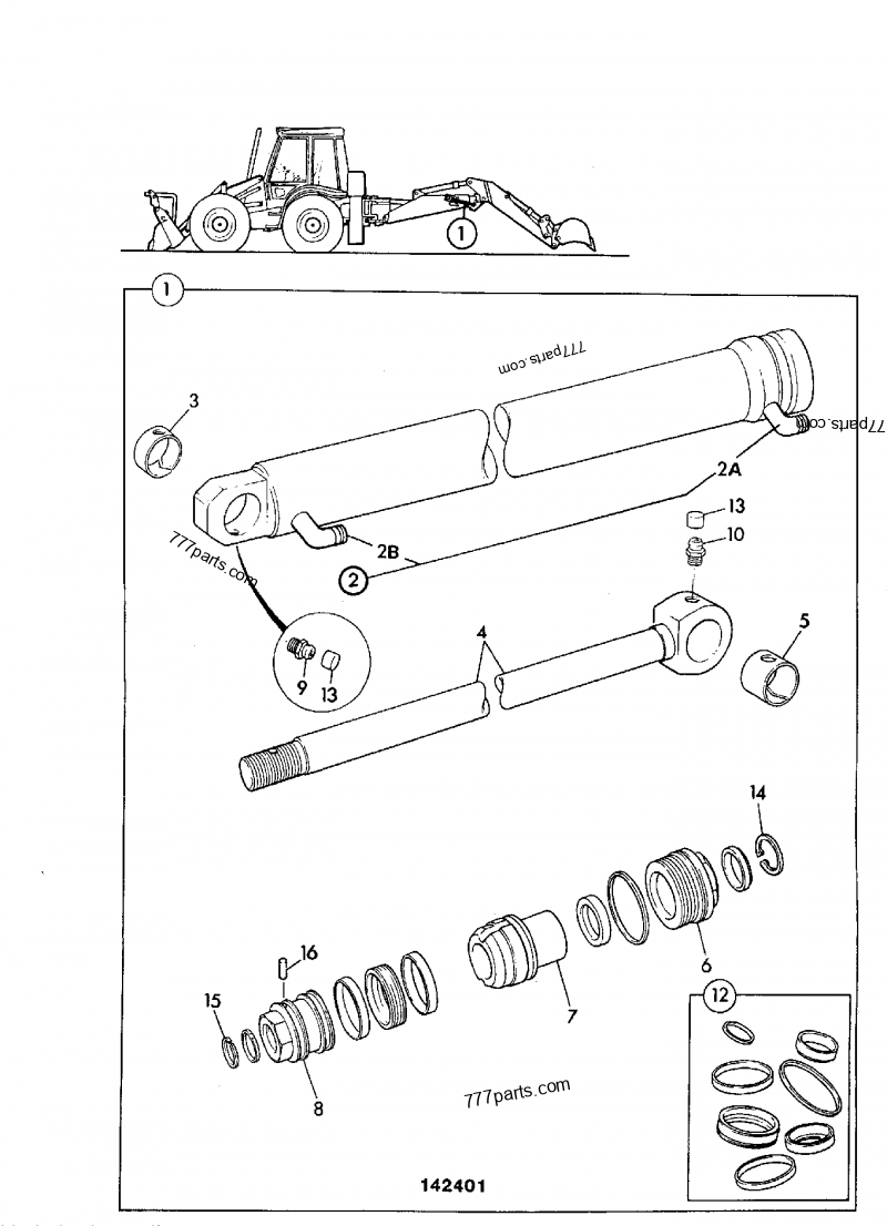 1208/0021 Bush - 12080021 - JCB spare part | 777parts.com