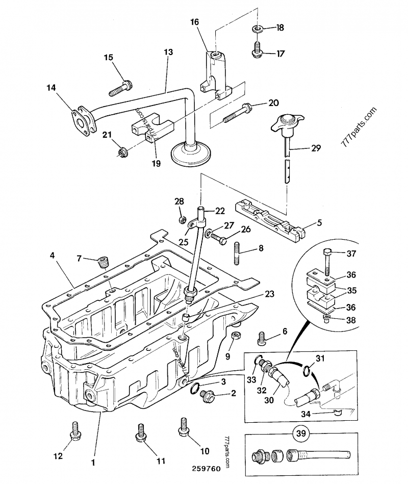 その他 T 02/102069 Gasket, oil sump - 02102069 - JCB spare part | 777parts.com