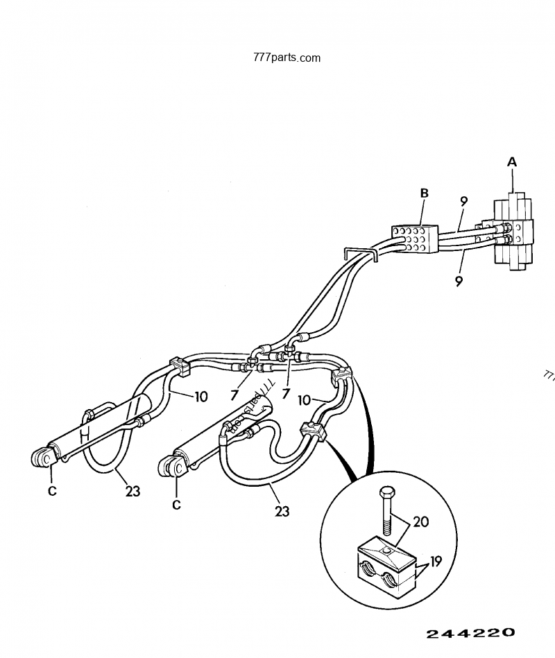 816/50110 Adapter, tee - 81650110 - JCB spare part | 777parts.com