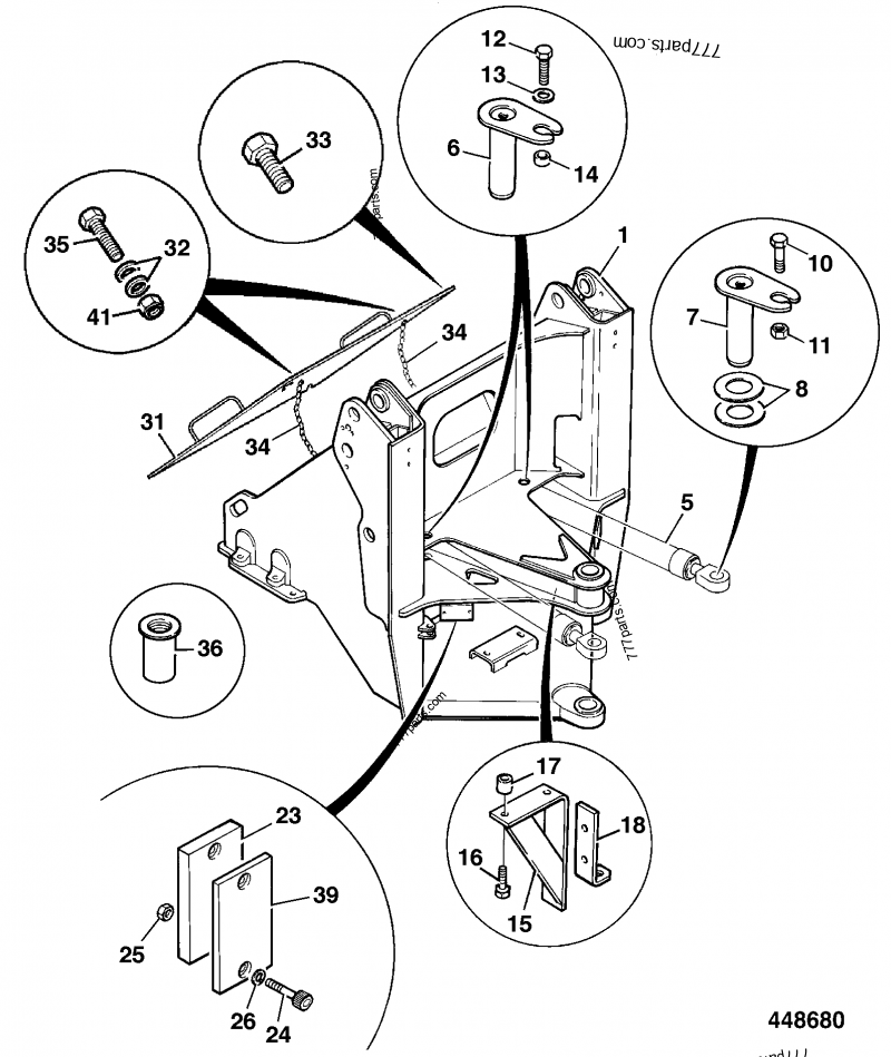 331/21954 Plate, striker - 33121954 - JCB spare part | 777parts.com