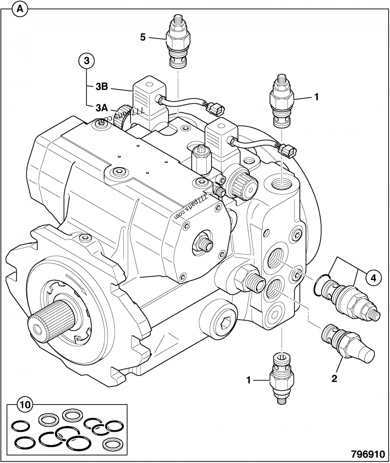 20/951232 Actuator, inching valve - 20951232 - JCB spare part ...