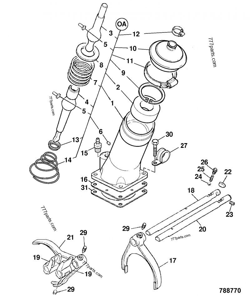 814/00233 Spring - 81400233 - JCB spare part | 777parts.com