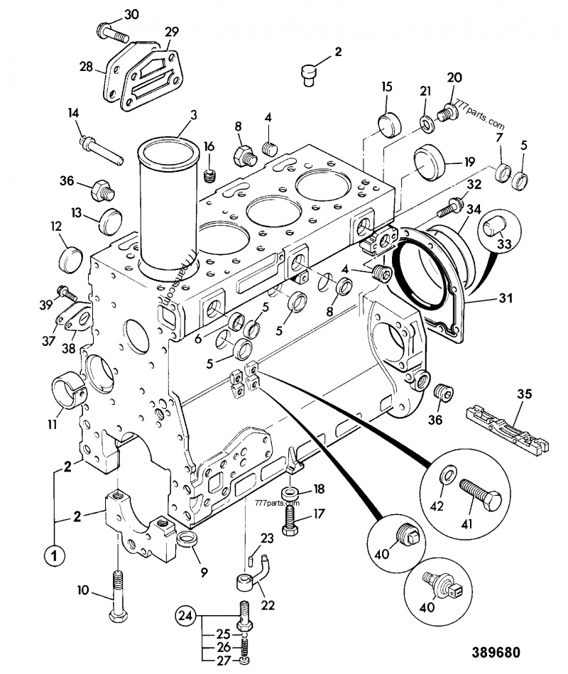 海豚 02/192094 Bush, camshaft - 02192094 - JCB spare part | 777parts.com