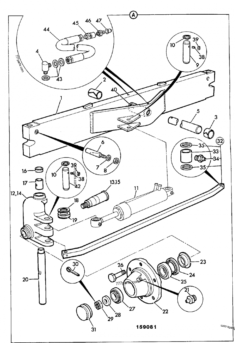 921/00807 Shim, 0.5 - 92100807 - JCB spare part | 777parts.com