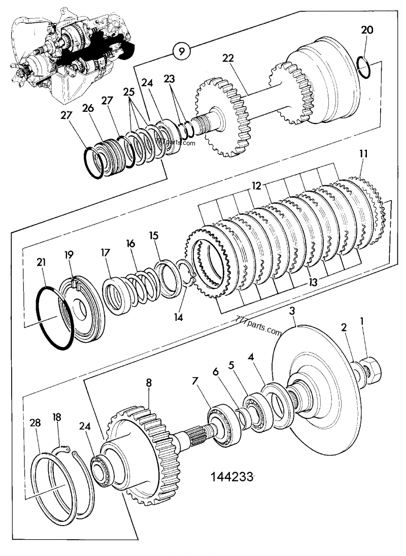 460/35609 Flange, disc, 35 teeth - 46035609 - JCB spare part | 777parts.com