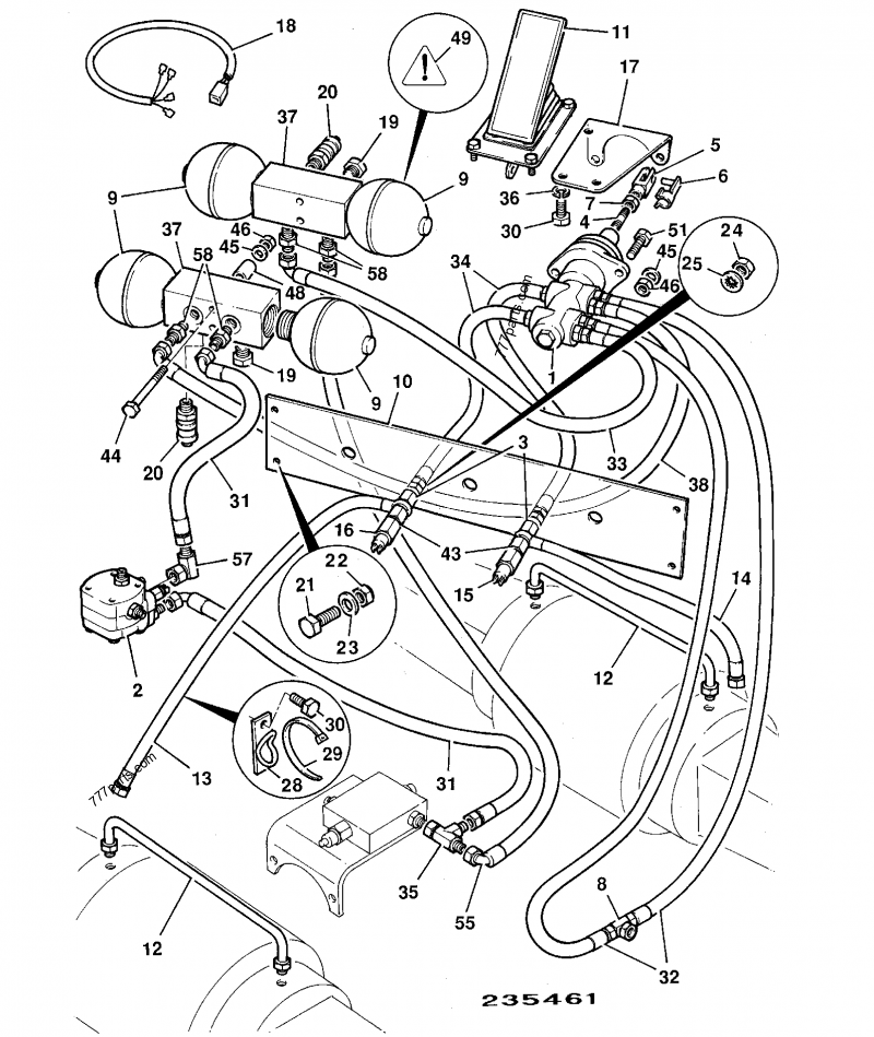 15/910700 Accumulator - 15910700 - JCB spare part | 777parts.com
