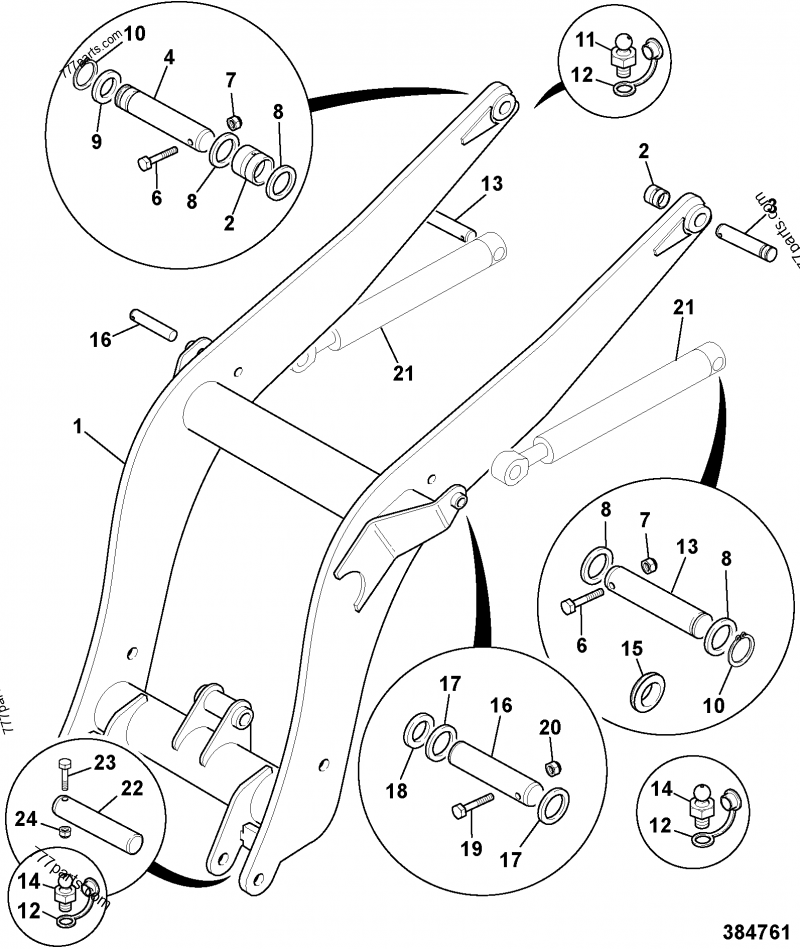 819/00097 Spacer - 81900097 - JCB spare part | 777parts.com