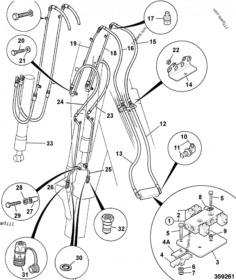 123/03285 Pipe - 12303285 - JCB spare part | 777parts.com