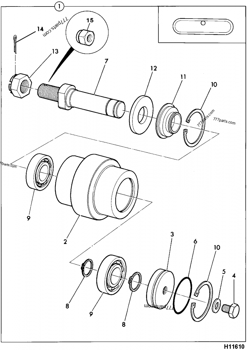 232-26500-roller-assembly-top-23226500-jcb-spare-part-777parts