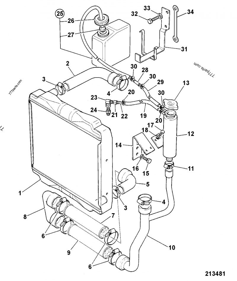 ででで 121/60601 Cap, coolant filler, double seal, 7psi - 12160601