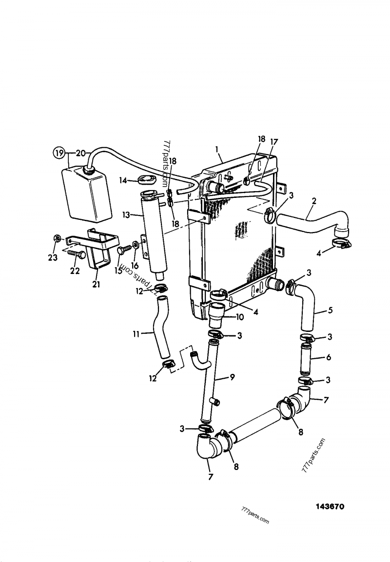 121/60601 Cap, coolant filler, double seal, 7psi - 12160601