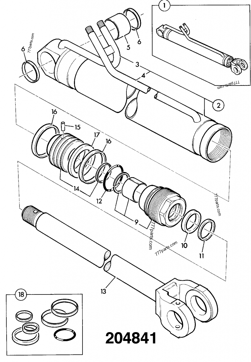 に 809/00140 Bearing, liner, 75x85 - 80900140 - JCB spare part