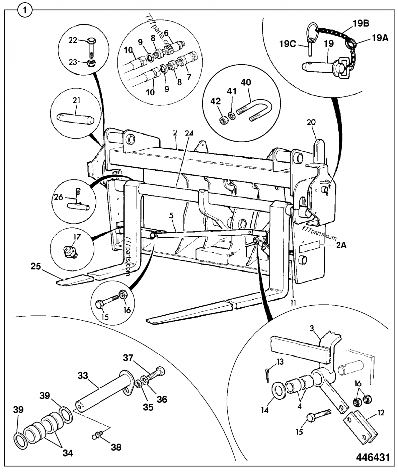 809/00118 Bearing - 80900118 - JCB spare part | 777parts.com