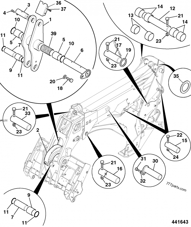 809/00118 Bearing - 80900118 - JCB spare part | 777parts.com