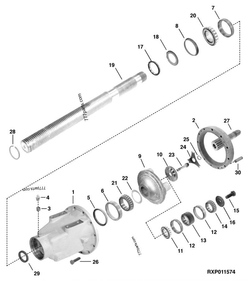 R121805 Bearing Cone - John Deere spare part | 777parts.com