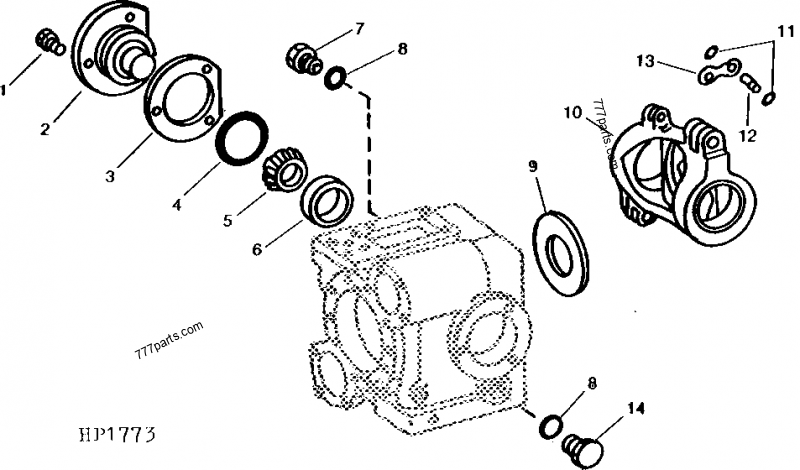 T64769 Drain Plug - John Deere spare part | 777parts.com