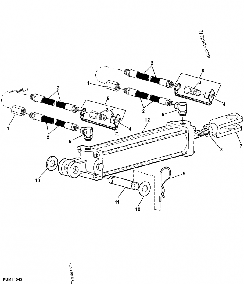 AP39103 Hydraulic Cylinder John Deere spare part