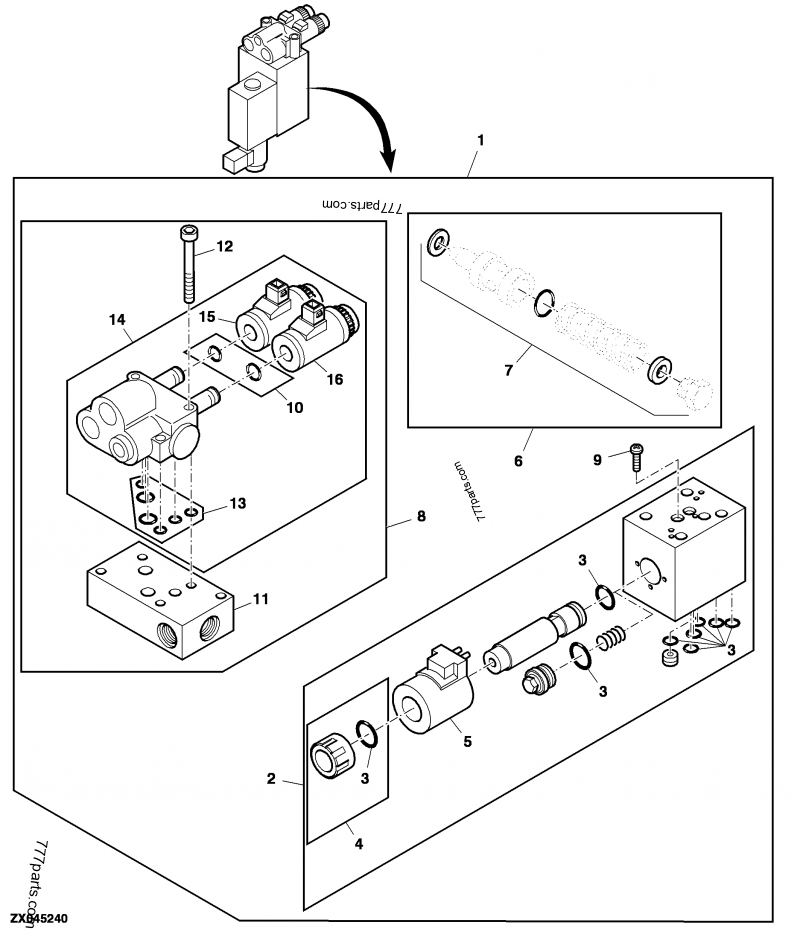 AZ52234 Electrical Coil - John Deere spare part | 777parts.com