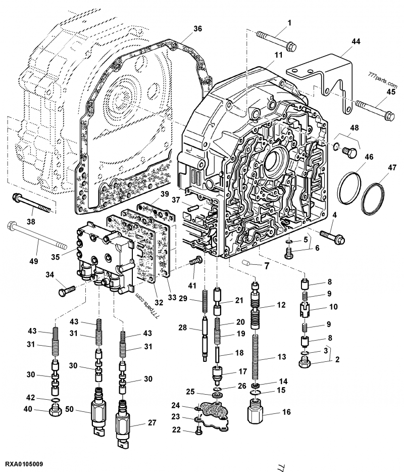 RE308180 Plug - John Deere spare part | 777parts.com