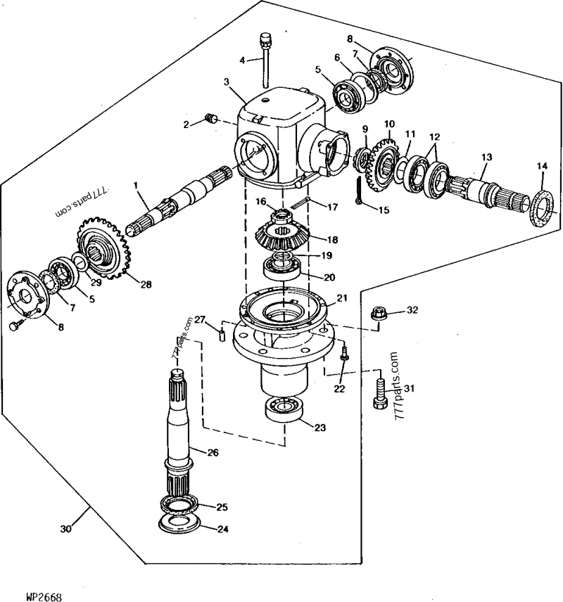 W41870 Cover - John Deere spare part | 777parts.com