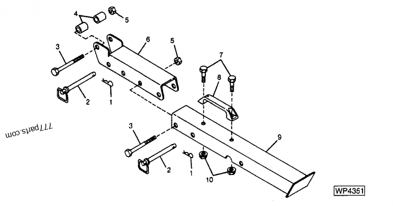 Pm01601 Pin John Deere Spare Part 3887