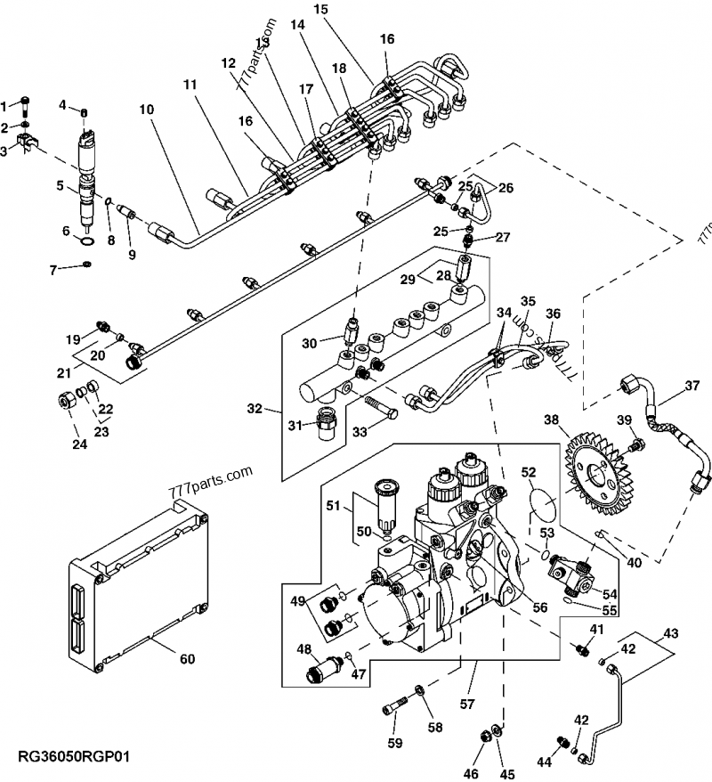 R515457 O-Ring - John Deere spare part | 777parts.com 
