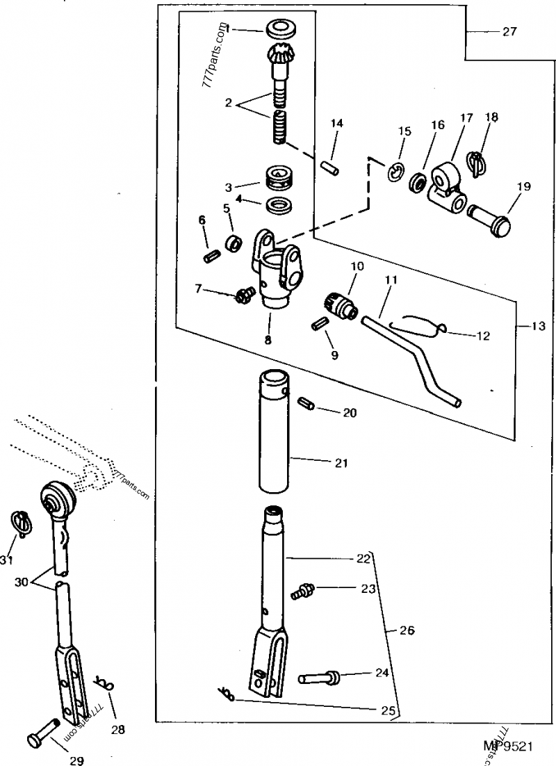 CH15805 Fitting - John Deere spare part | 777parts.com