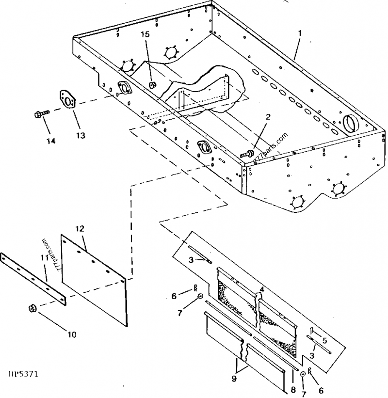 Z104263 Limit Curtain - John Deere spare part | 777parts.com