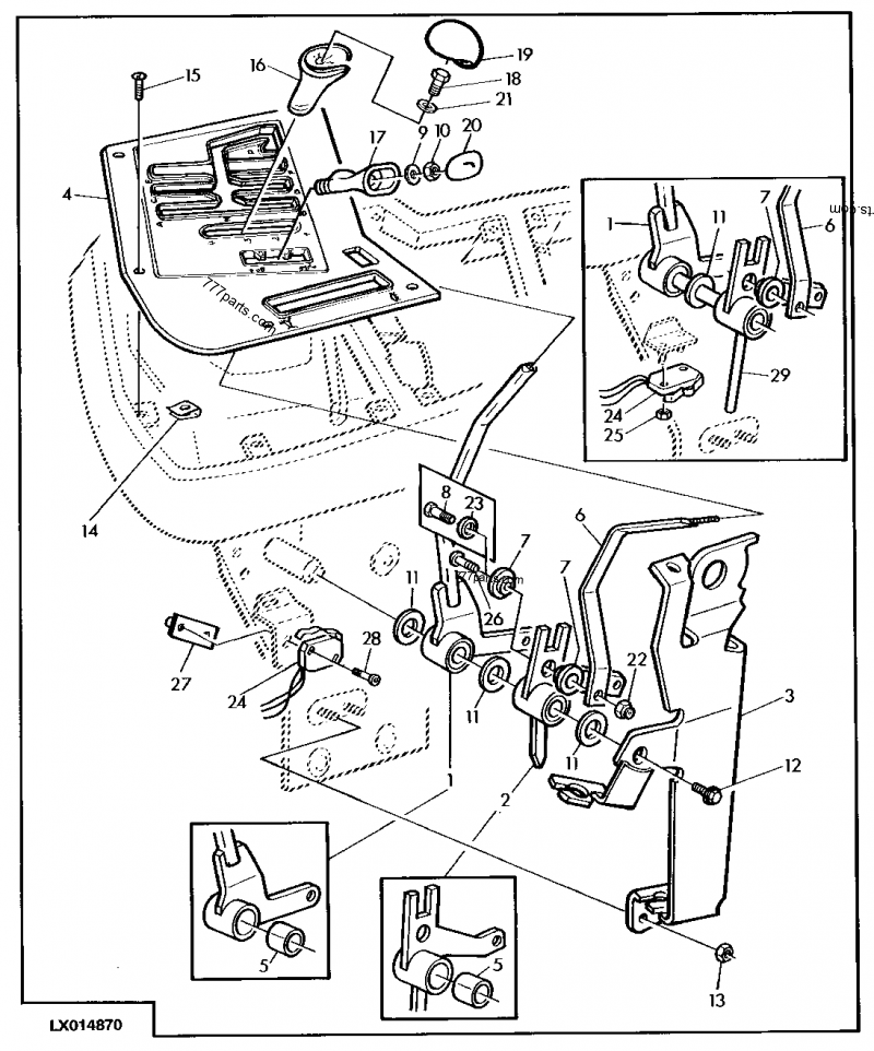 AL82500 Guide John Deere spare part