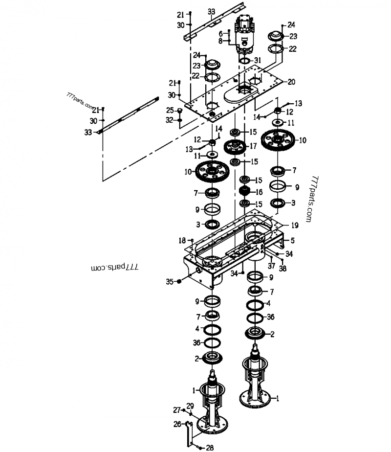 CB01418406 Gear John Deere spare part
