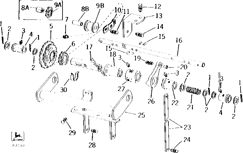 B31736 Clamp - John Deere spare part | 777parts.com