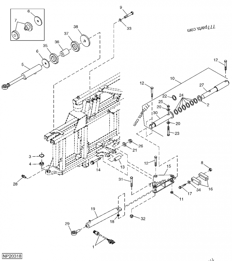 AN204263 Isolator - John Deere spare part | 777parts.com