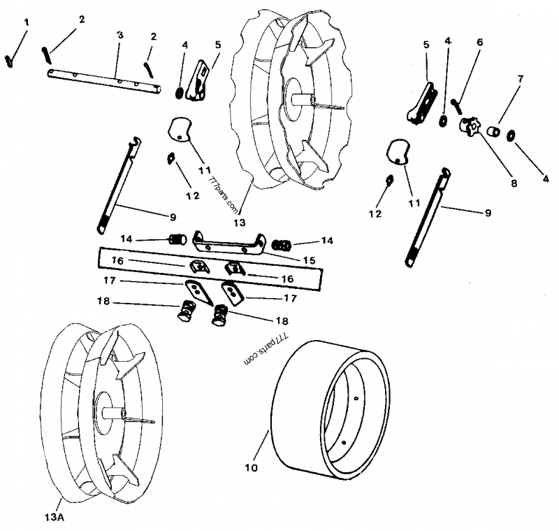 B11173 Idler Sprocket - John Deere spare part | 777parts.com