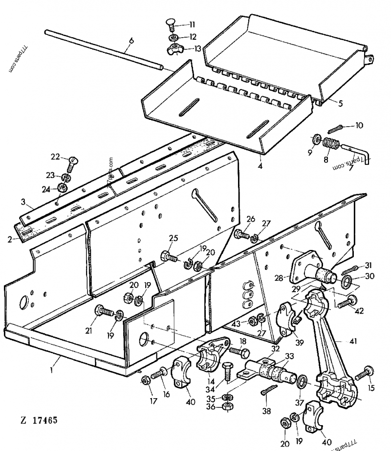 Z33945 Gasket - John Deere spare part | 777parts.com
