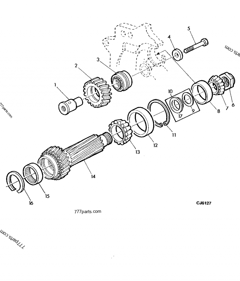 AL28713 Drive Shaft - John Deere spare part | 777parts.com
