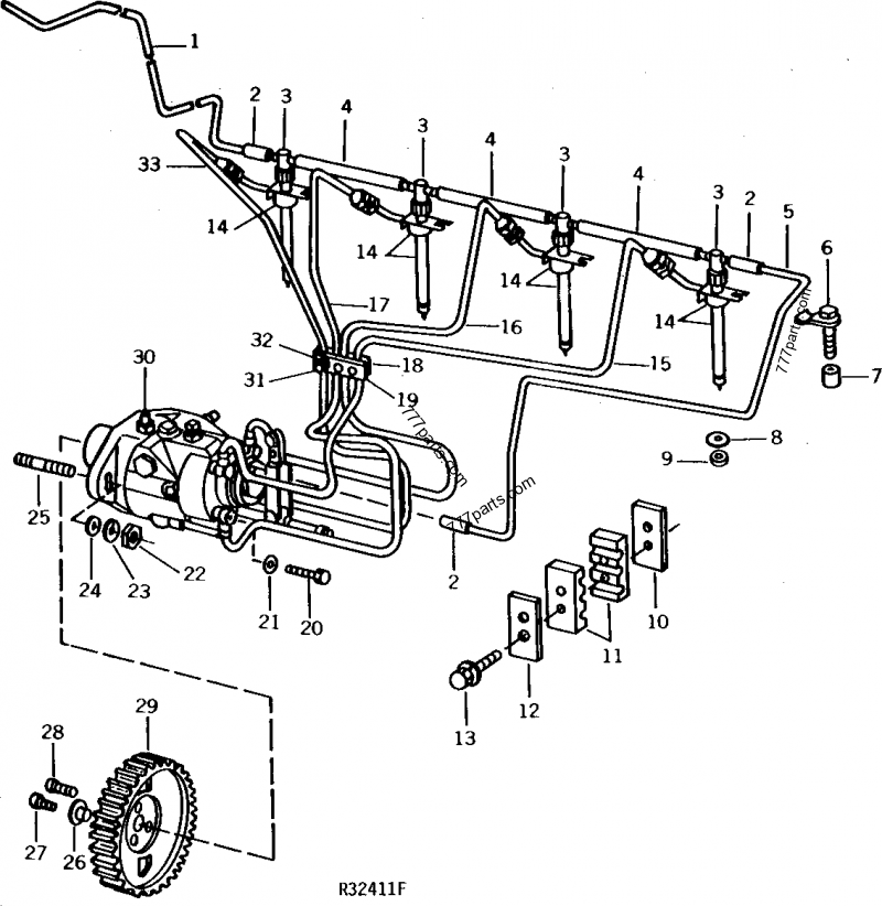 AT29734 Fuel Injection Pump - John Deere spare part