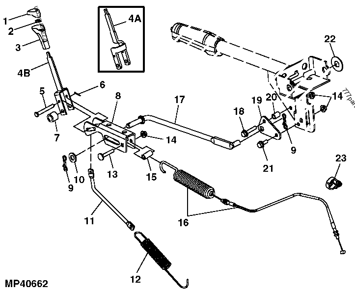 M146729 Spring Locking Pin - John Deere spare part