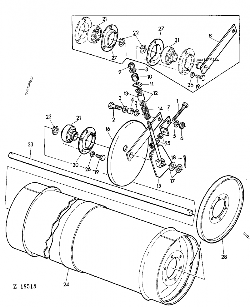 AZ25927 Cover - John Deere spare part | 777parts.com