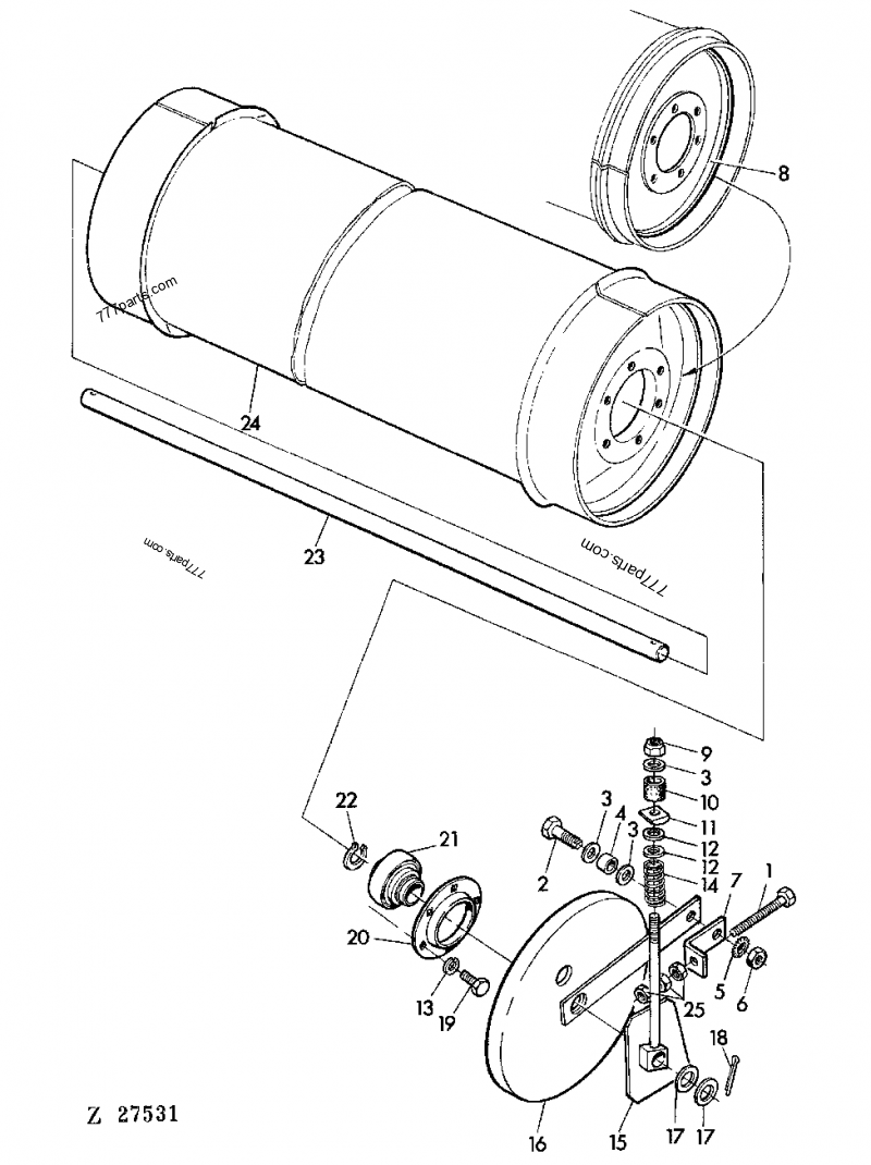 AZ25927 Cover - John Deere spare part | 777parts.com